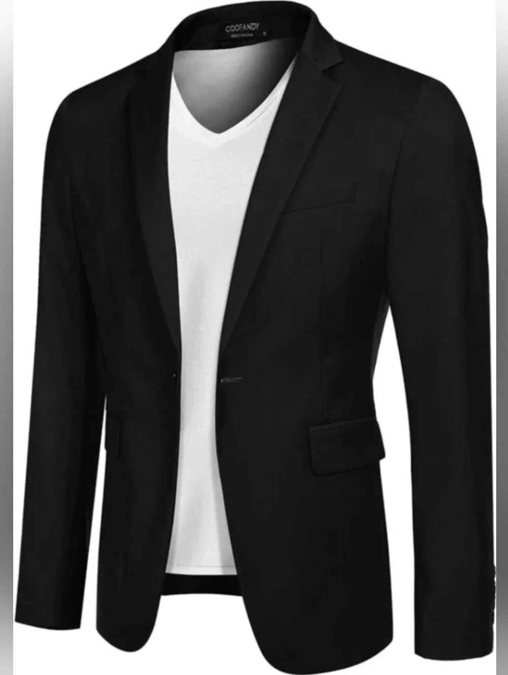 NWT-COOFANDY Mens Sport Coat Casual Blazer One Button Business Suit Jacket